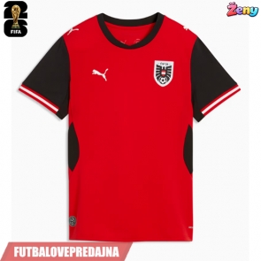 Lacne Ženy Futbalové dres Rakúsko MS 2026 Krátky Rukáv - Domáci